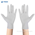 Медицинское обследование лекарственных синих нитриловых одноразовых перчаток